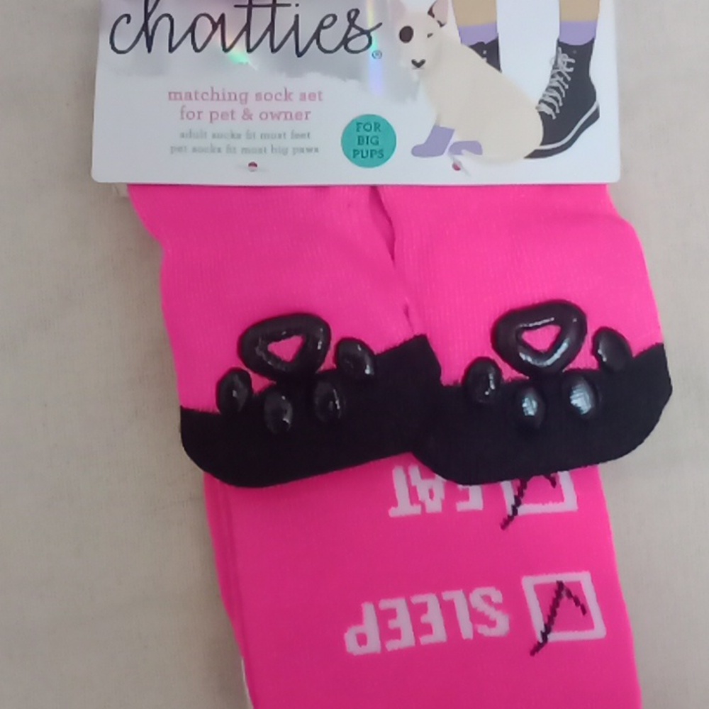 🆕Chatties Matching Sock Set For Pet and Owner for Big Pups
